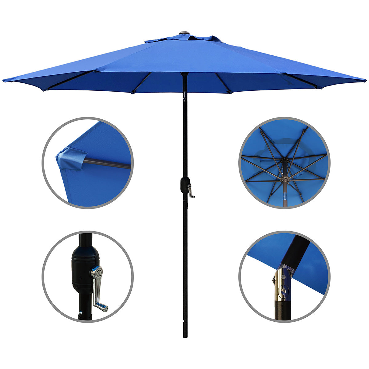 9ft Round Patio Umbrella