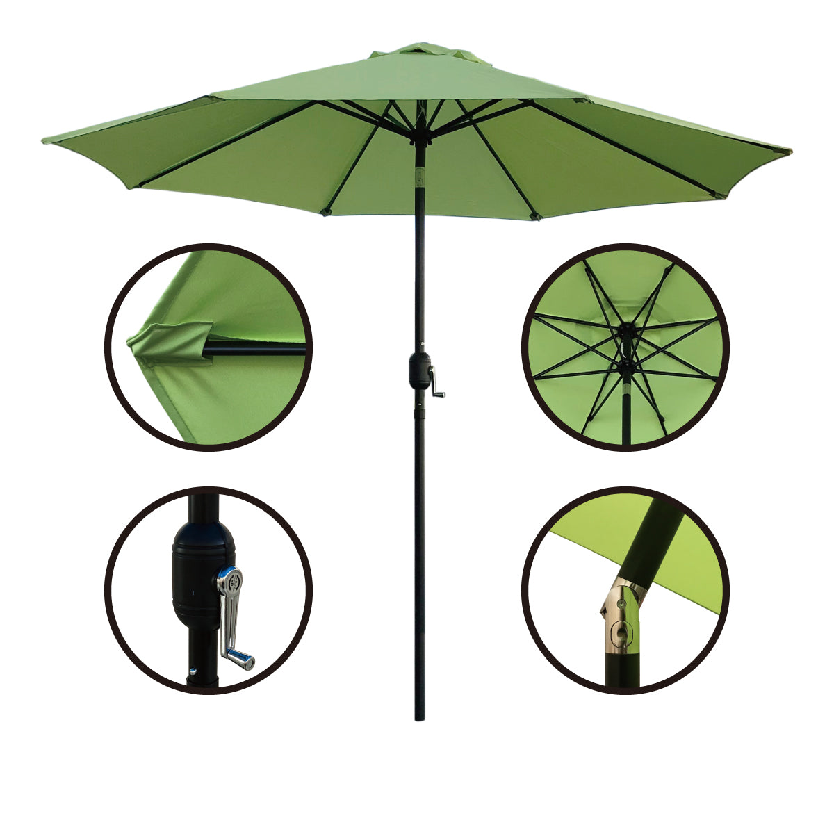 9ft Round Patio Umbrella