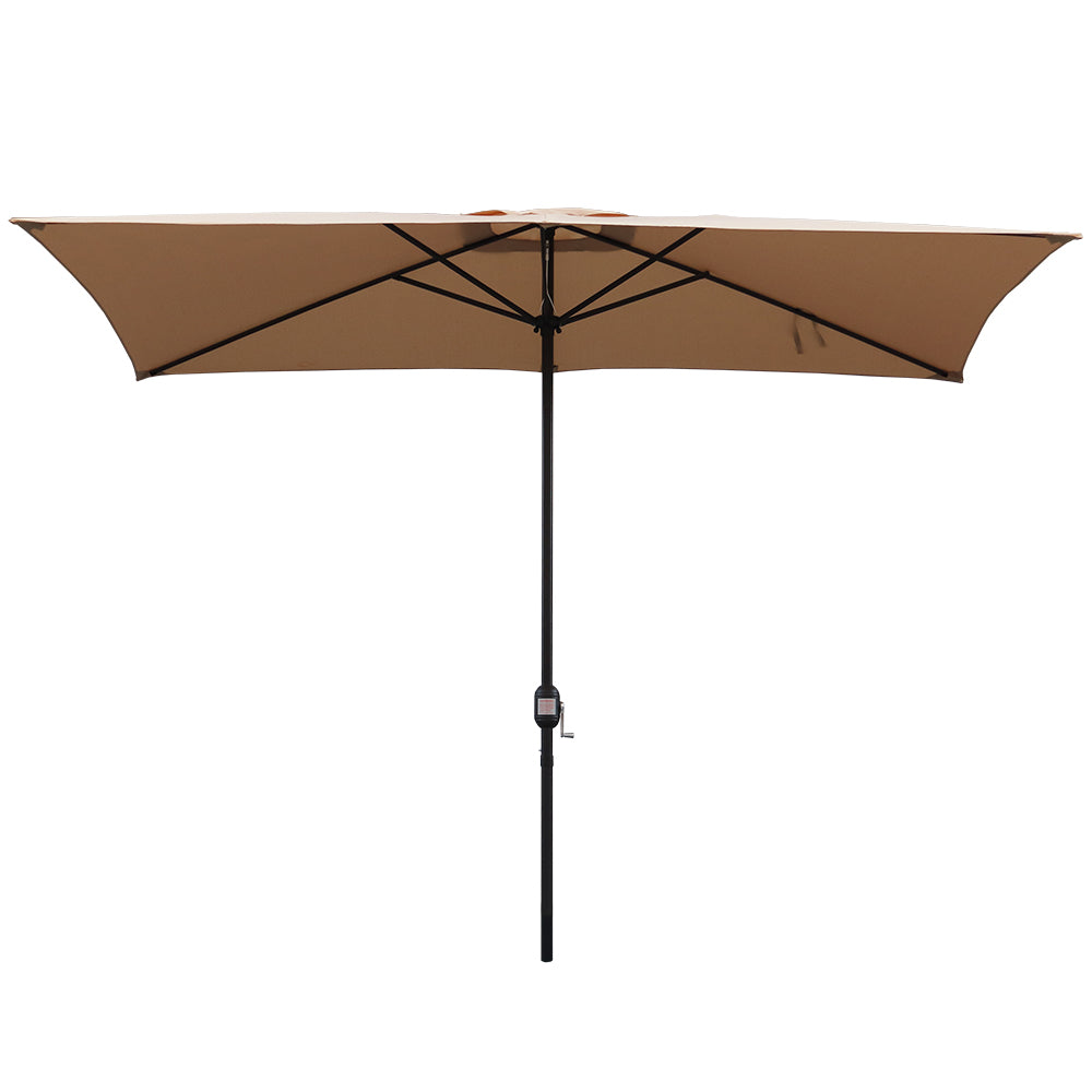 10ft x 6.5ft Rectangular Patio Umbrella