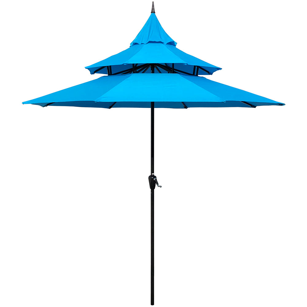 9 Ft Pagoda Patio Umbrella