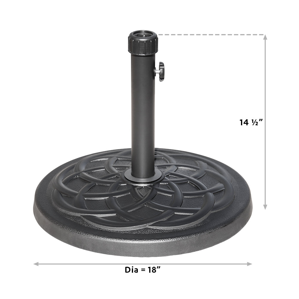 27 LBS Round Patio Umbrella Base