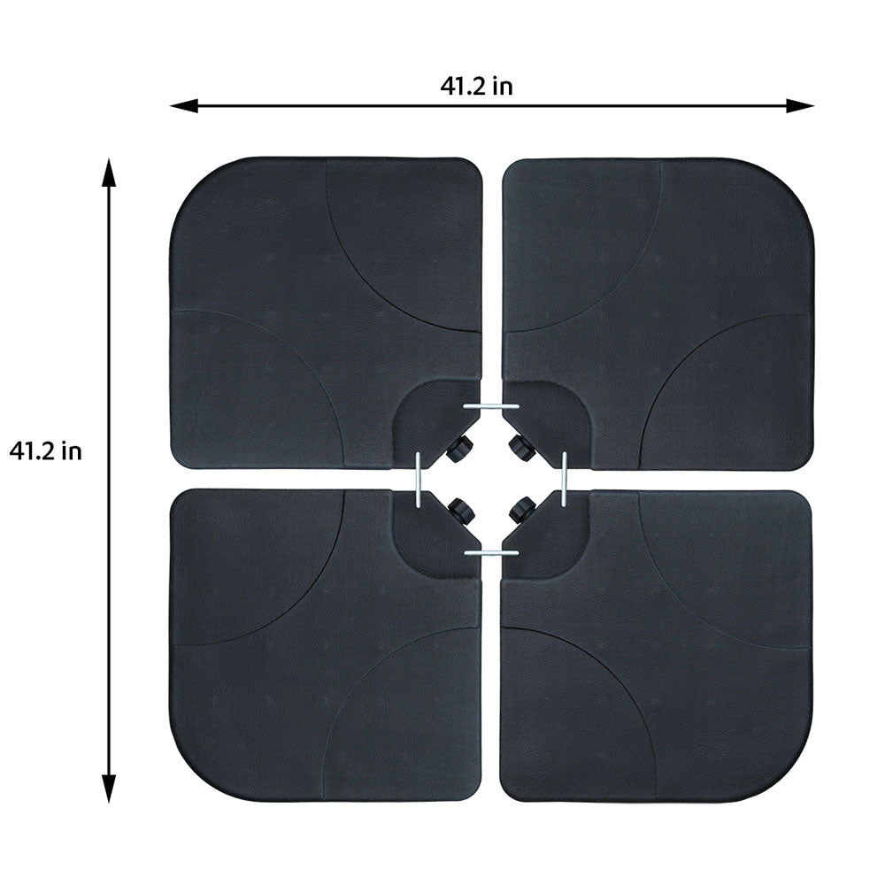 130 lbs. Water Filled Plastic Offset Patio Umbrella Base