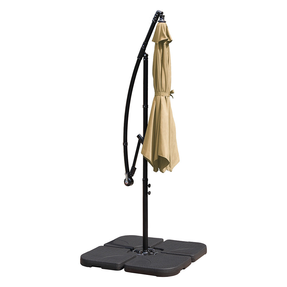 10 ft. Solar Light Offset Patio Umbrella
