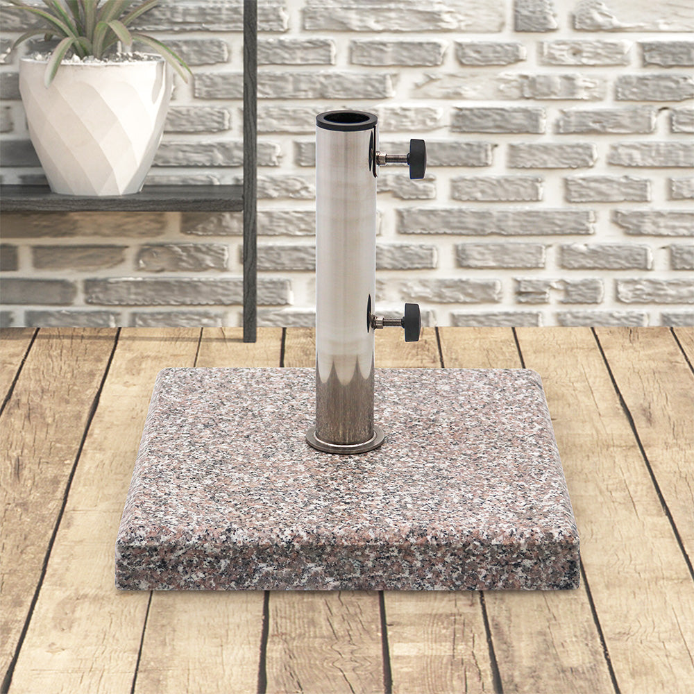 42LBS Square Granite Patio Umbrella Base