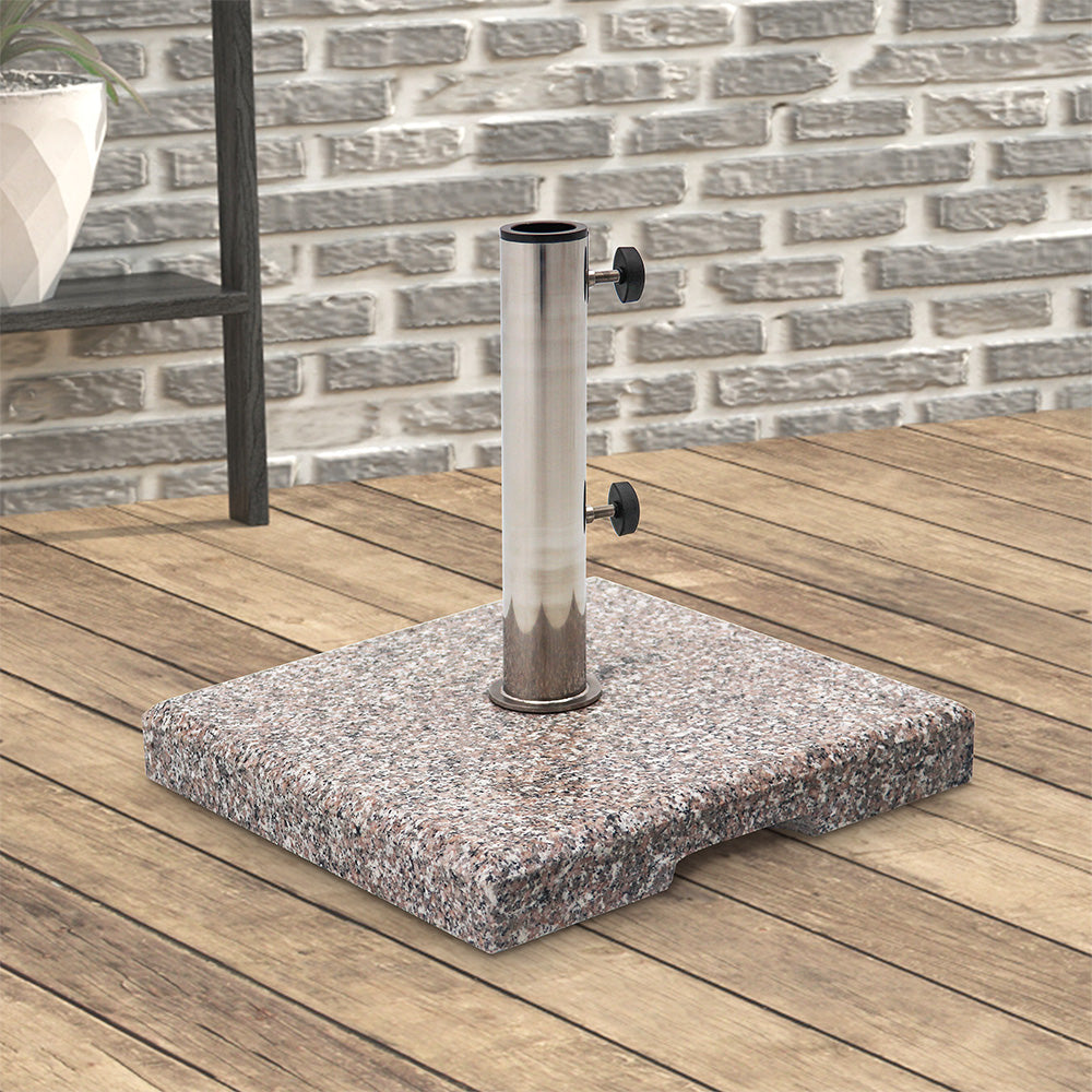 42LBS Square Granite Patio Umbrella Base