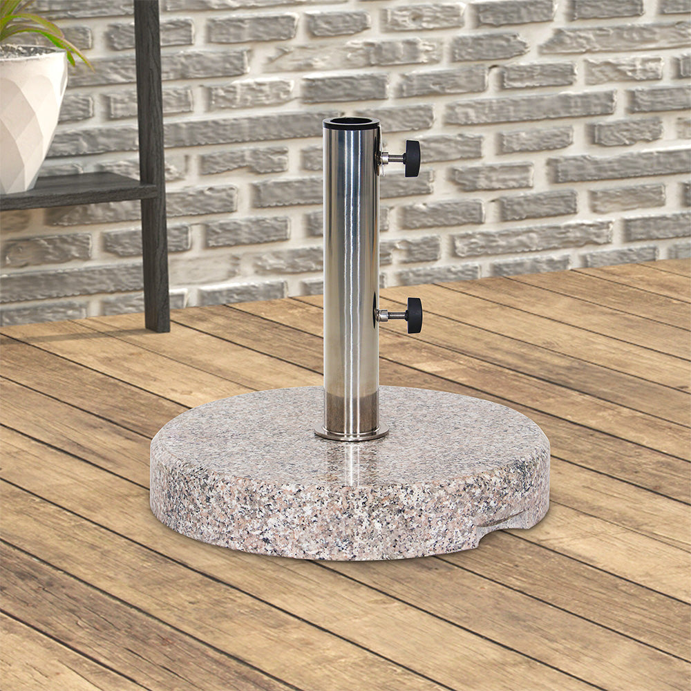 42LBS Round Granite Patio Umbrella Base