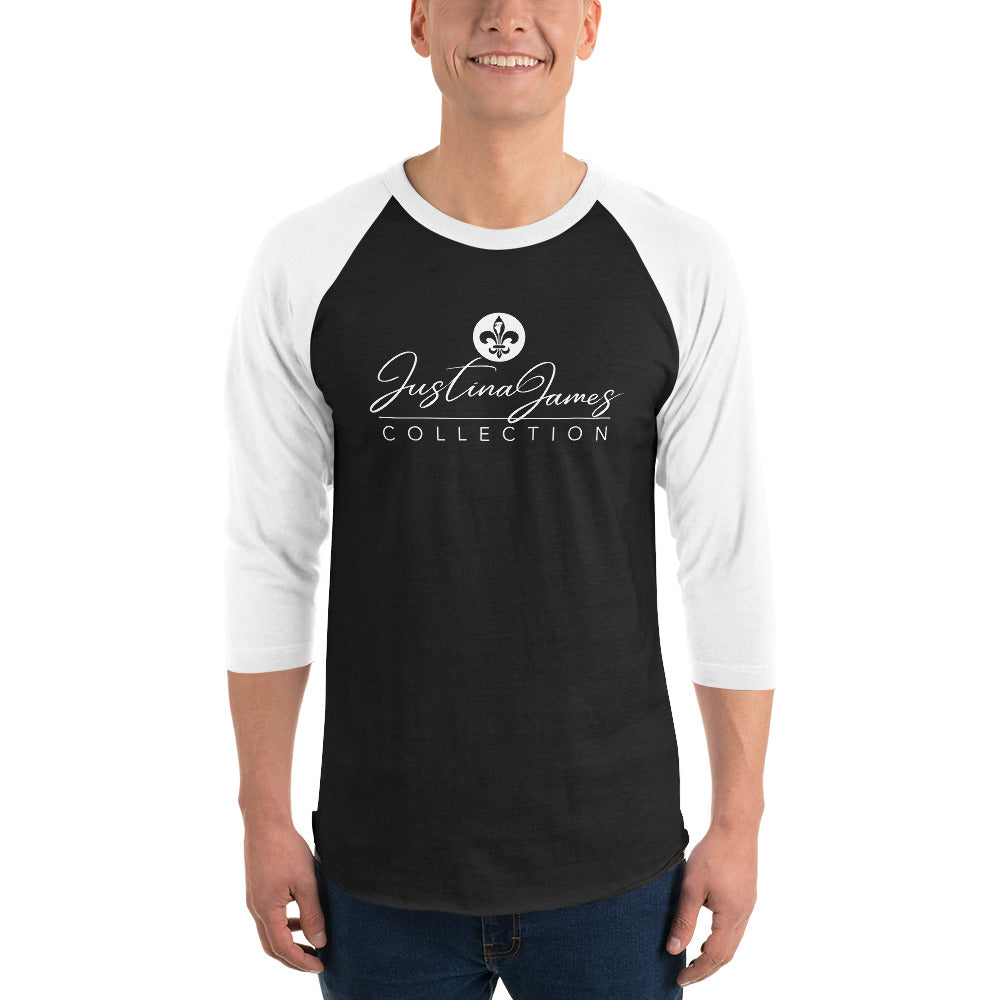 Justina James 3/4 sleeve raglan shirt