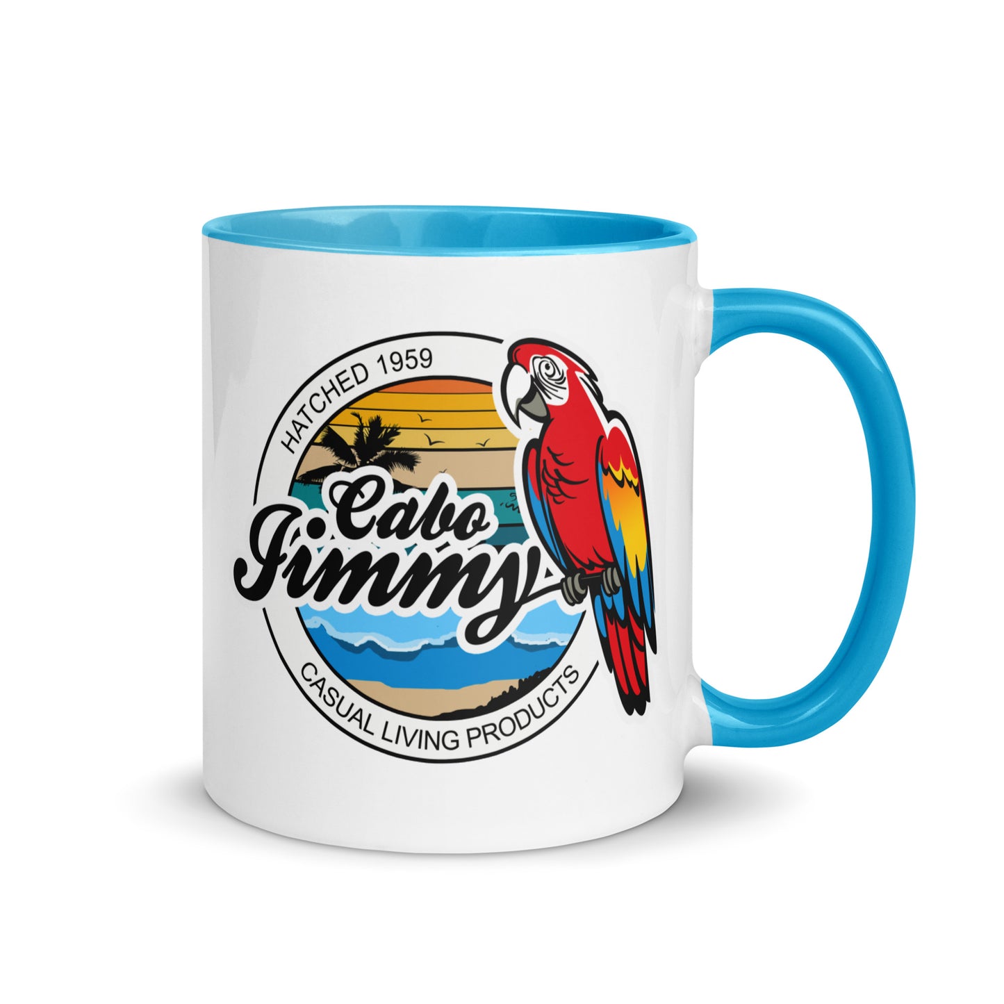 Cabo Jimmy Mug with Color Inside