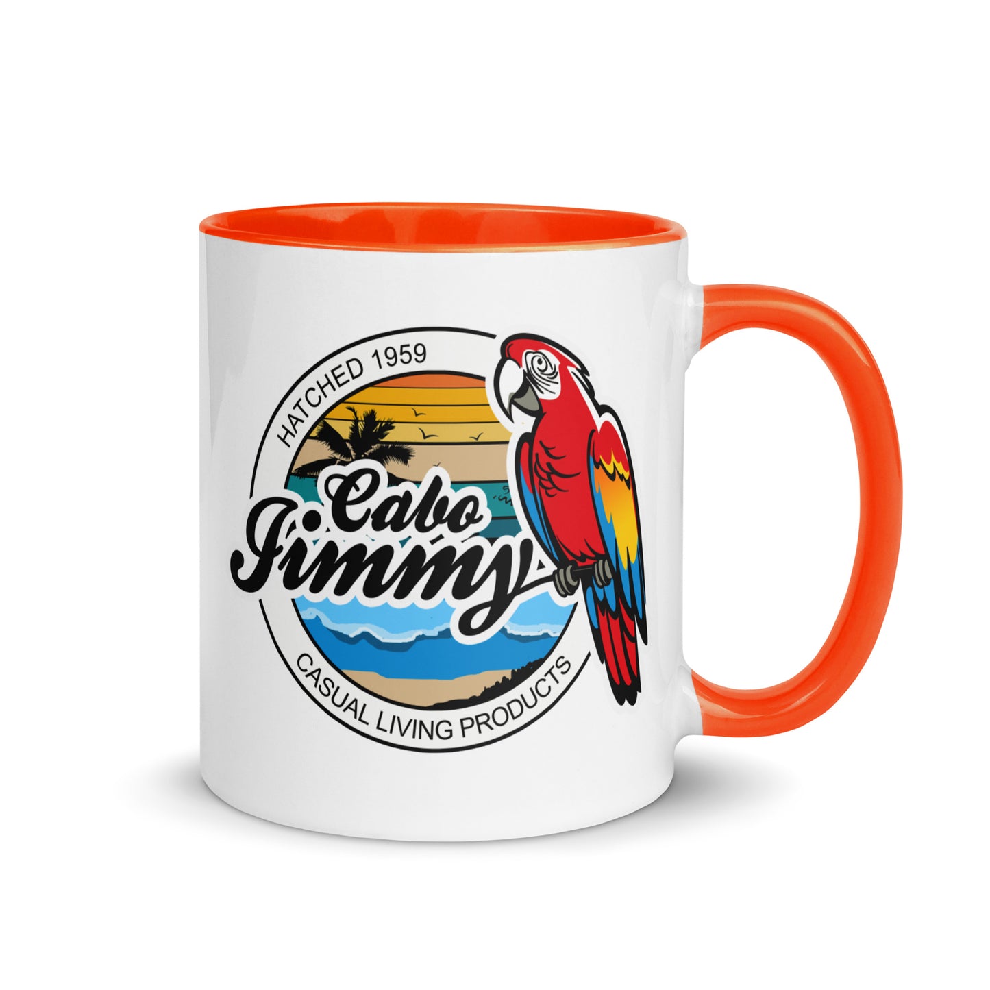 Cabo Jimmy Mug with Color Inside