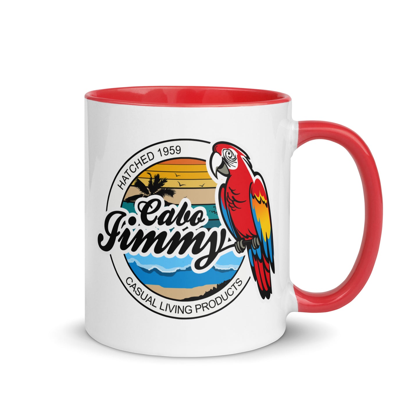 Cabo Jimmy Mug with Color Inside