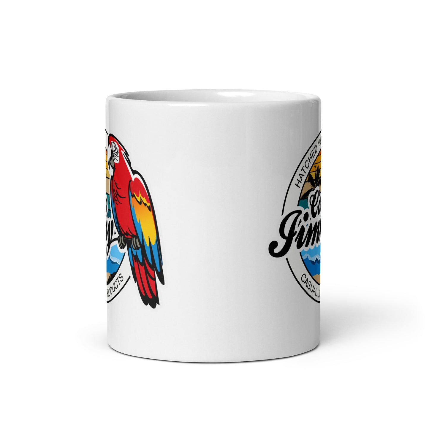 Cabo Jimmy White glossy mug