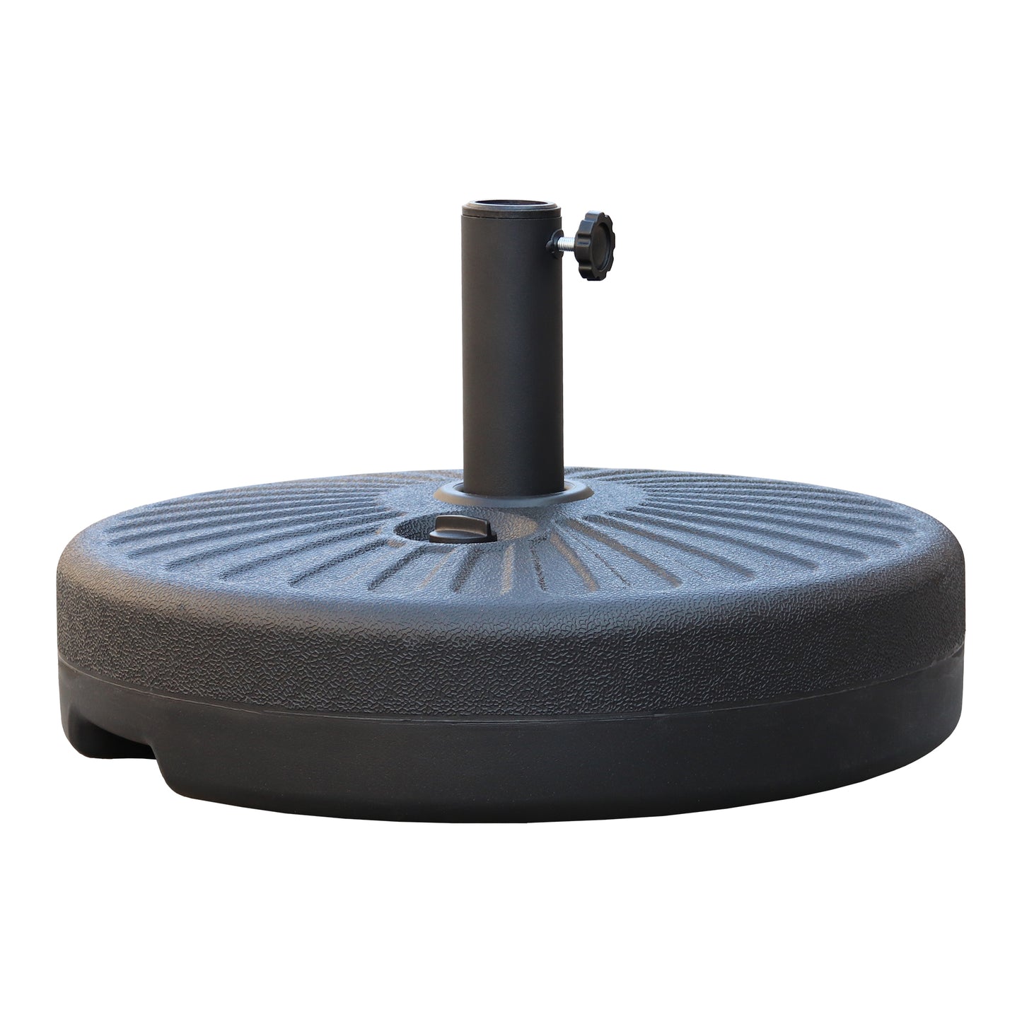 48.5 LBS Round Water Filled Plastic Umbrella Base