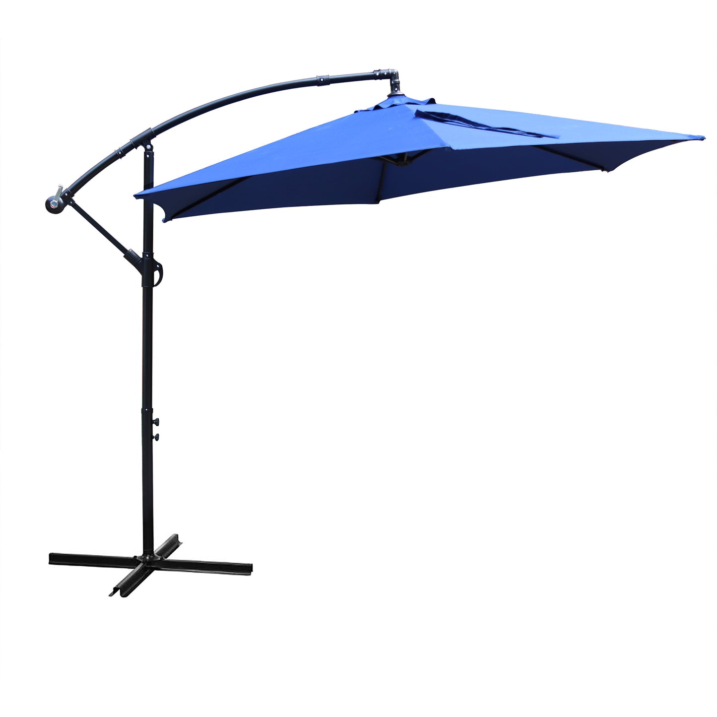 10 ft. Solar Light Offset Patio Umbrella