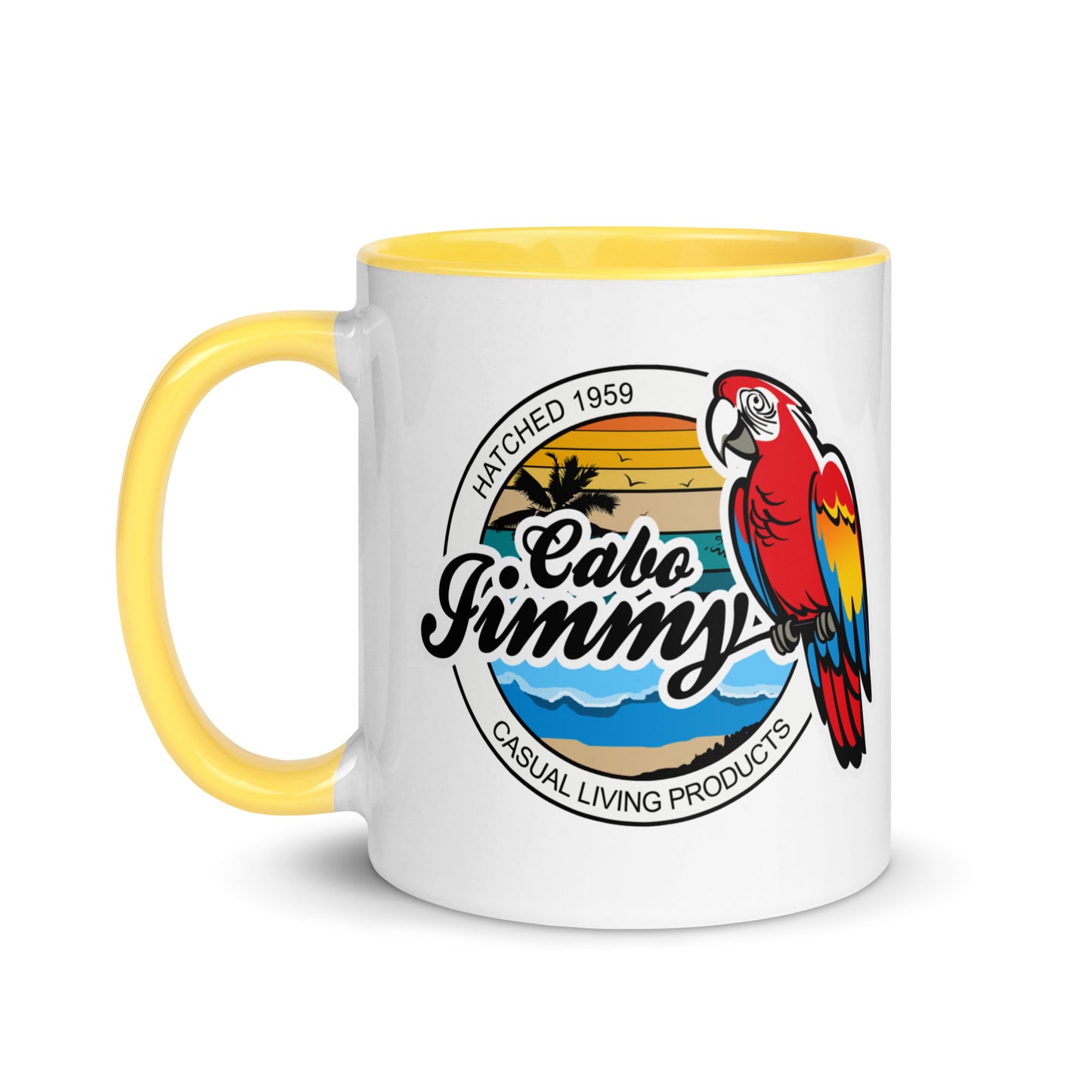 Cabo Jimmy Mug with Color Inside